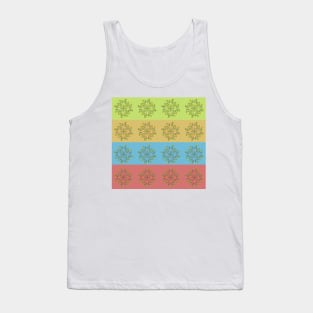 Colorful floral pattern Tank Top